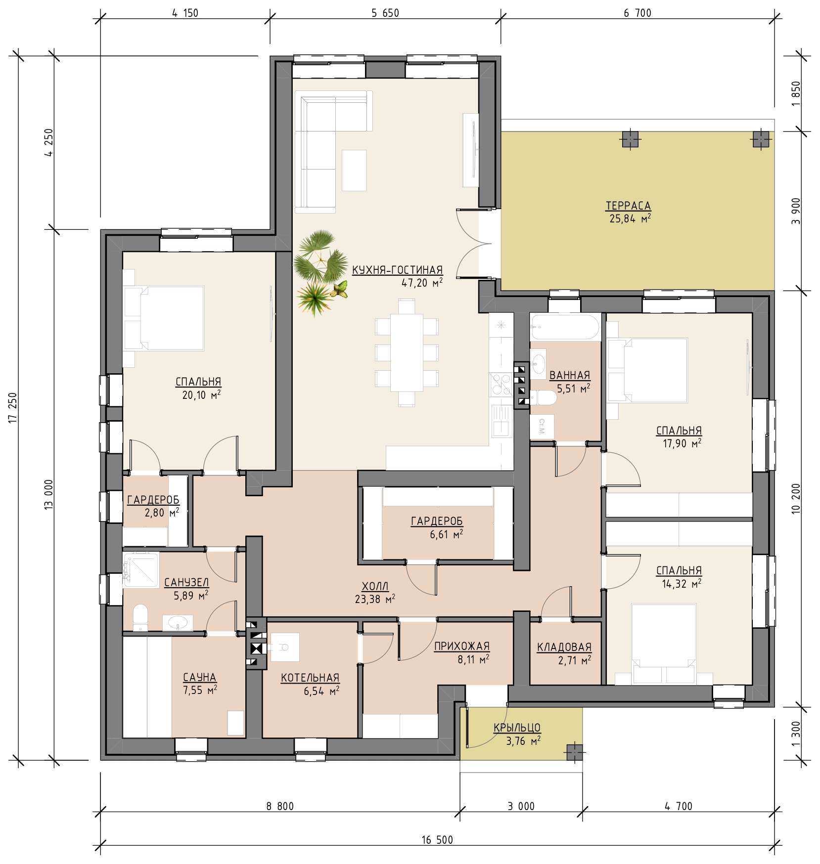 План 1 этажа