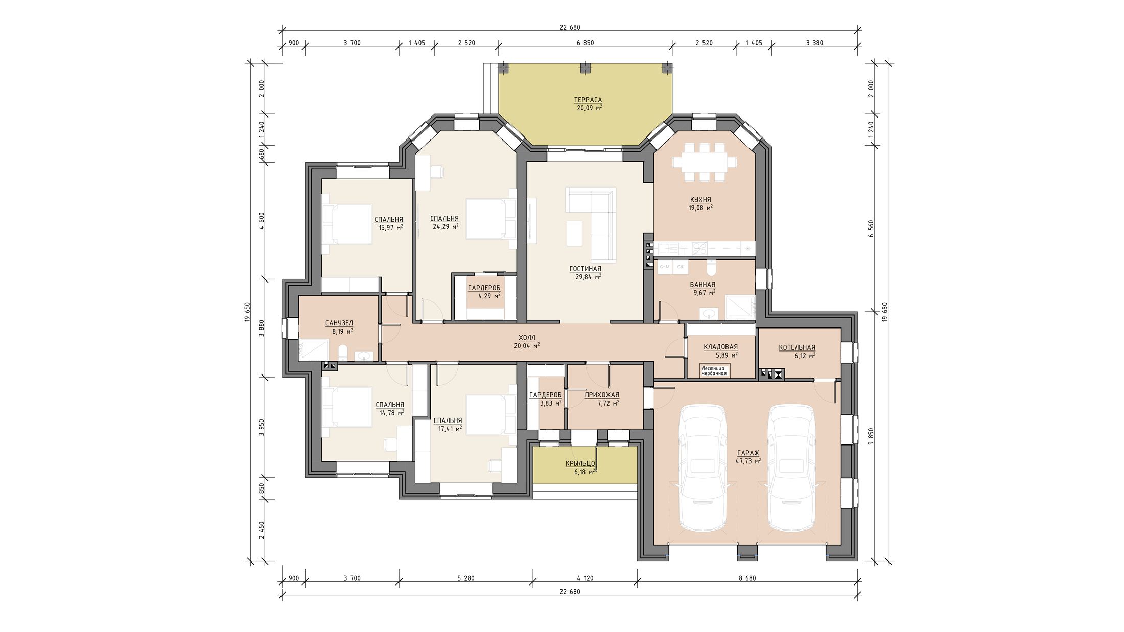 План 1 этажа