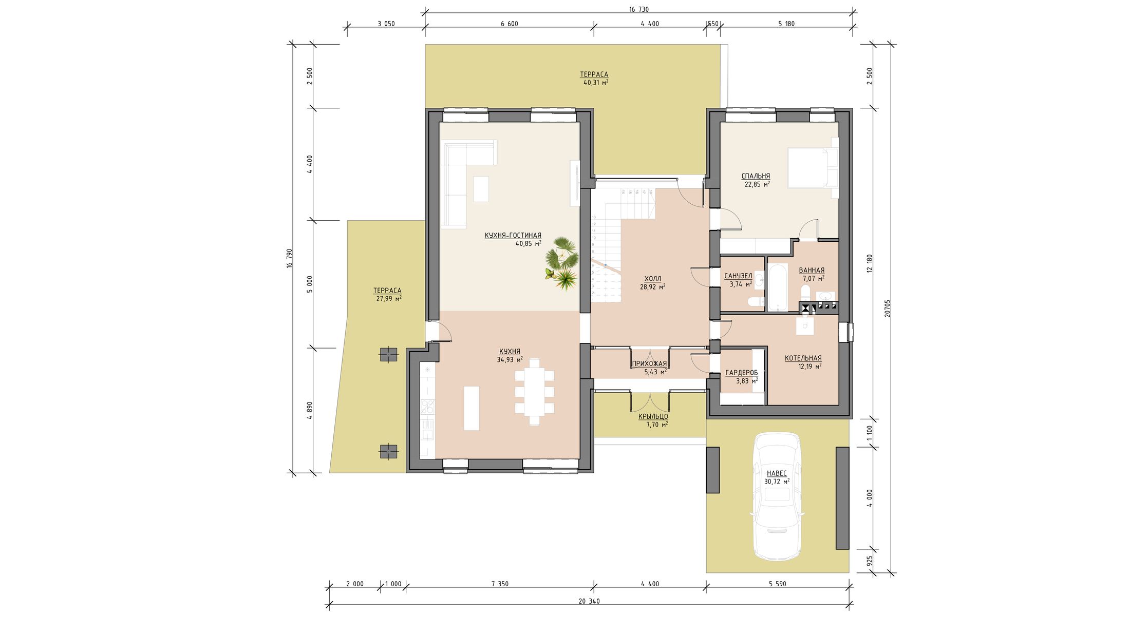 План 1 этажа