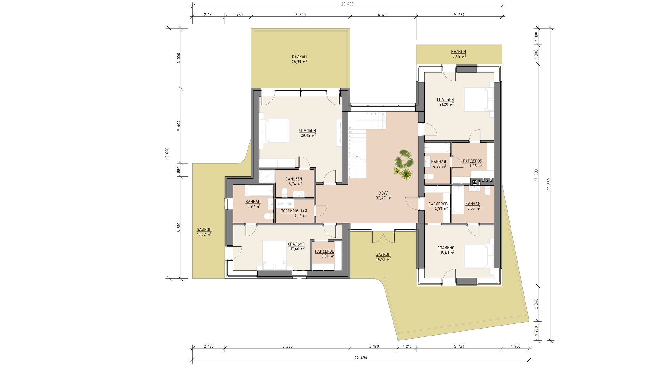 План 1 этажа