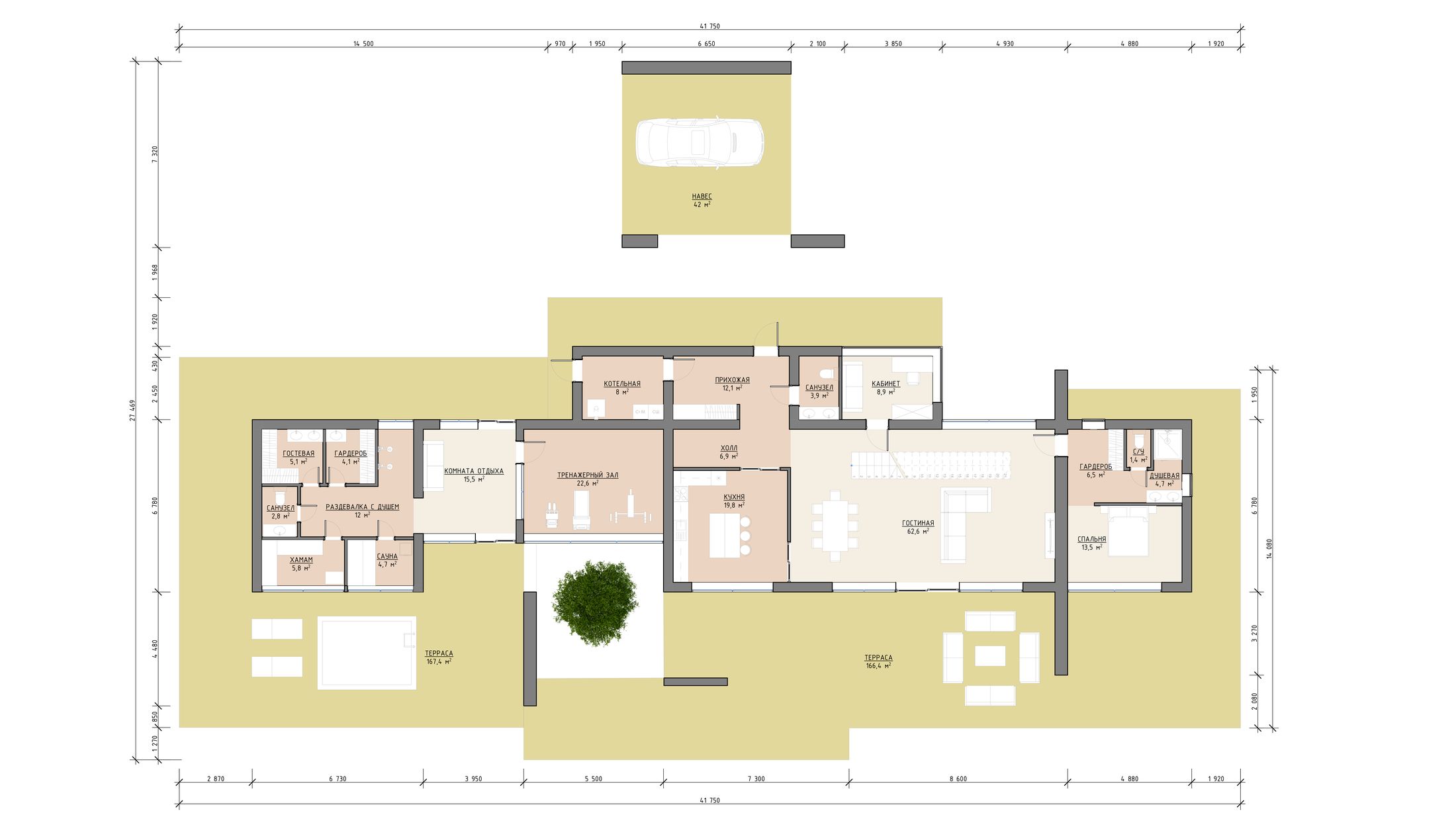 План 1 этажа