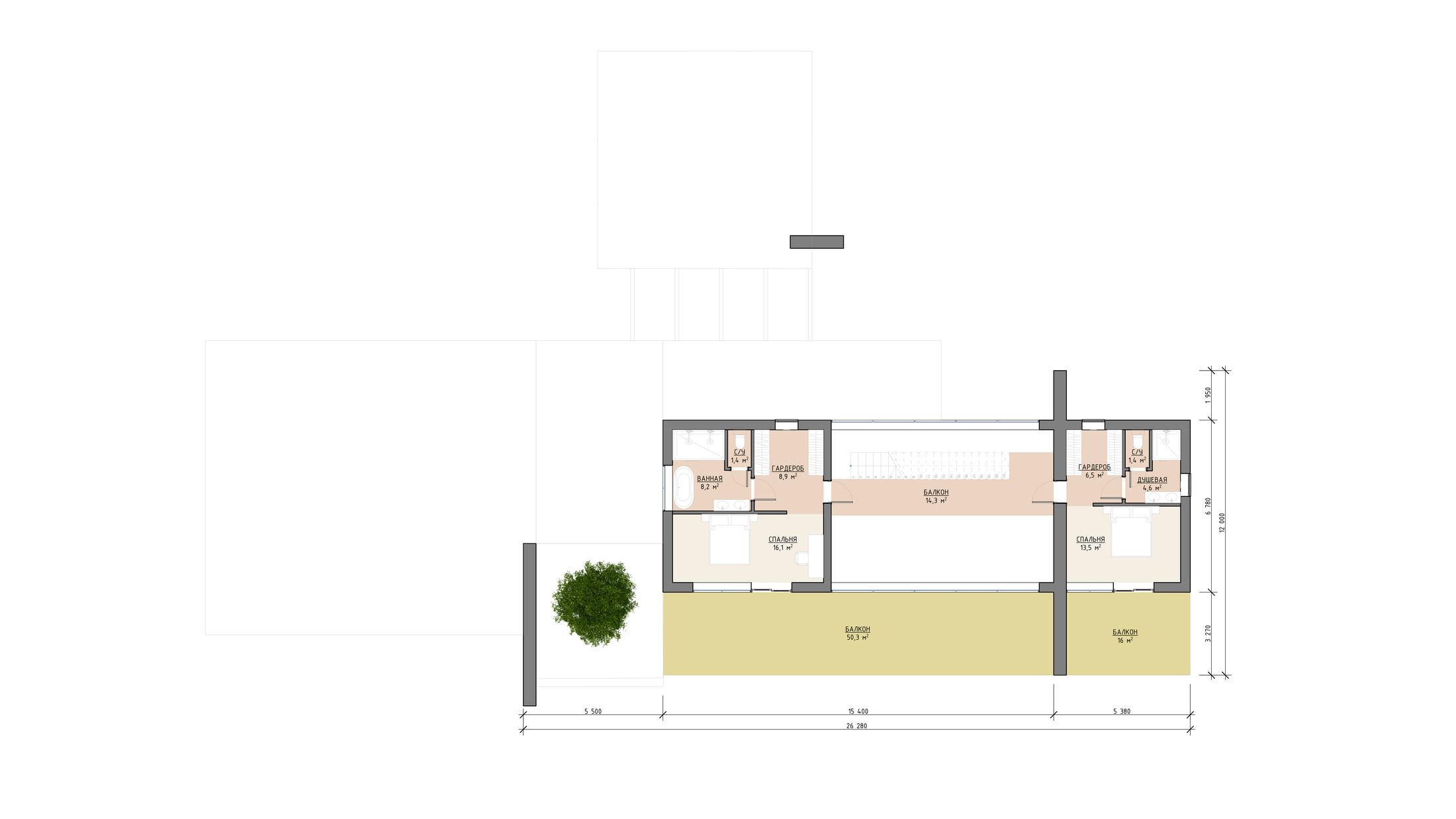 План 1 этажа