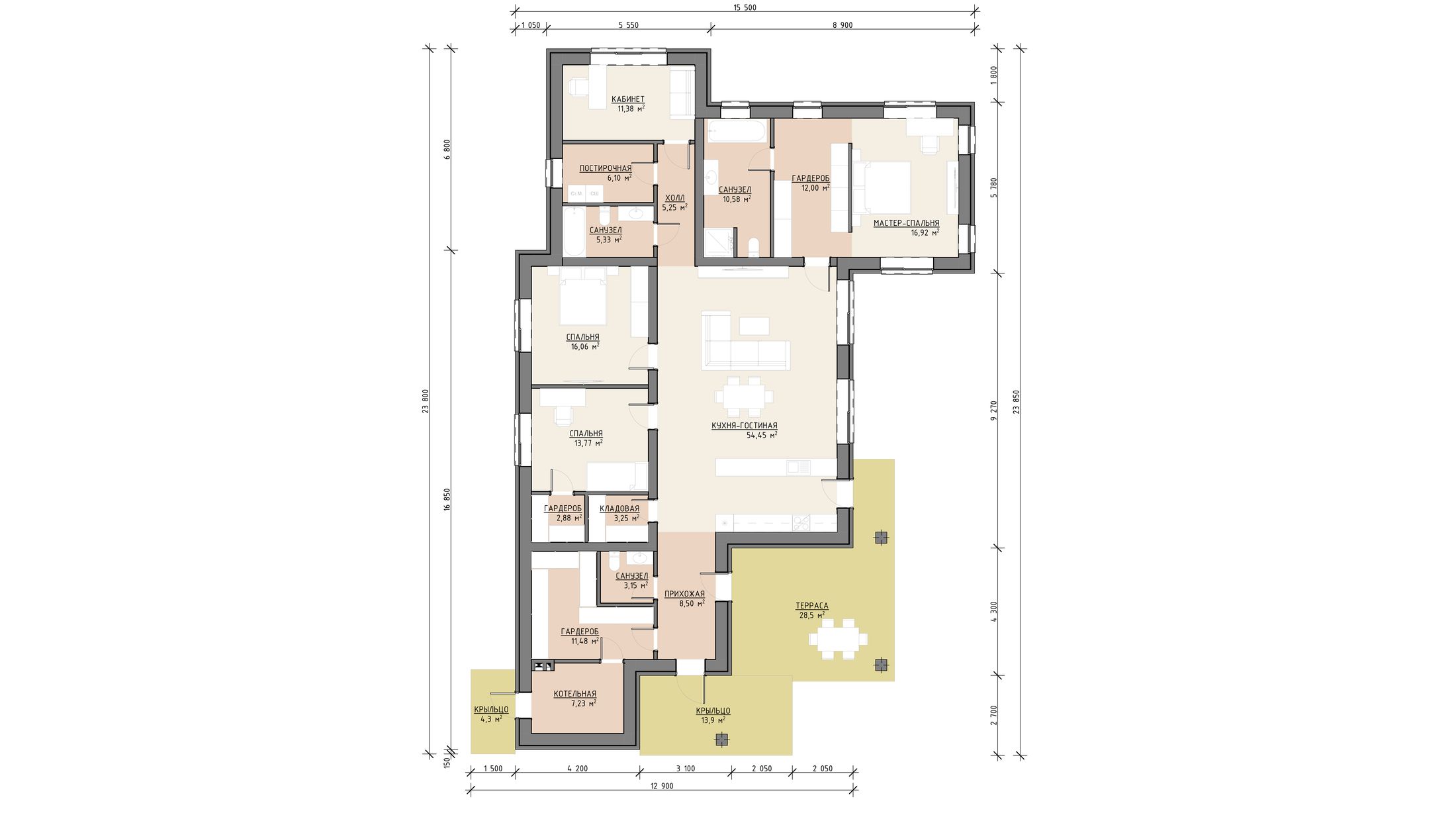 План 1 этажа