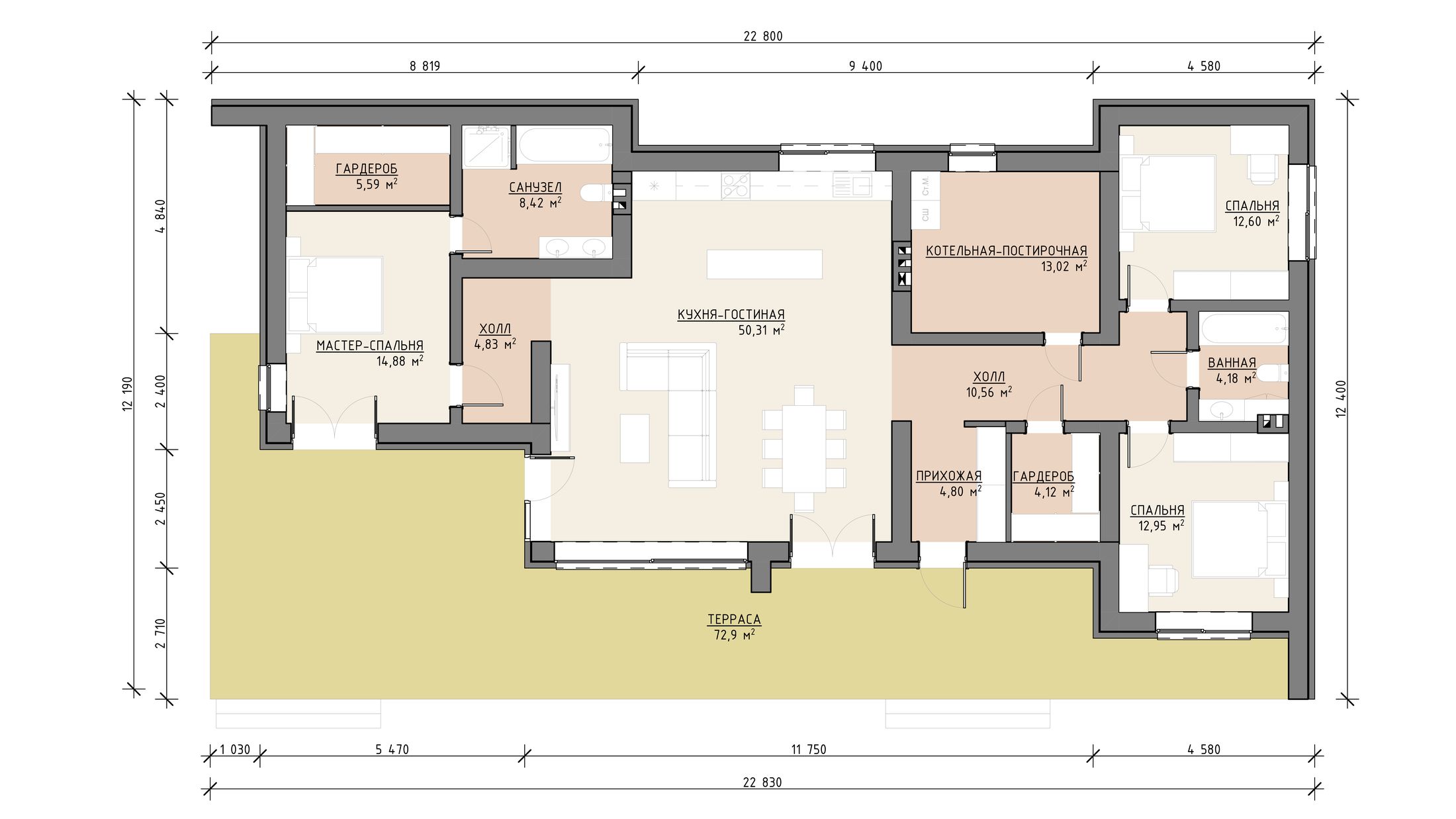 План 1 этажа