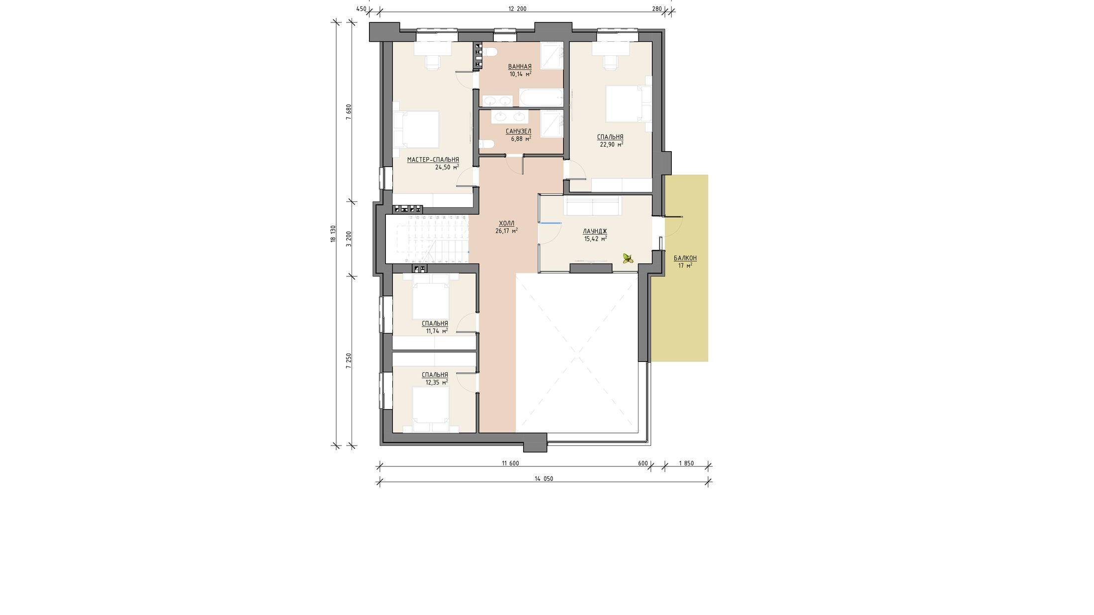 План 1 этажа