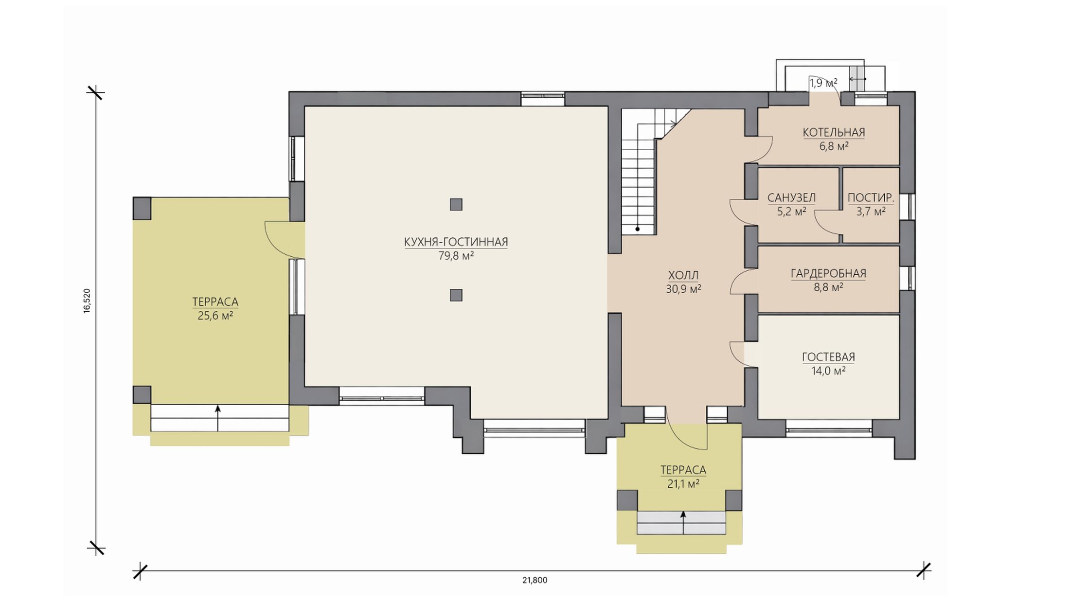 План 1 этажа