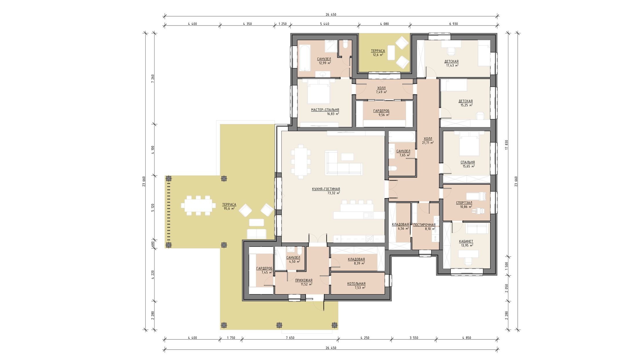 План 1 этажа